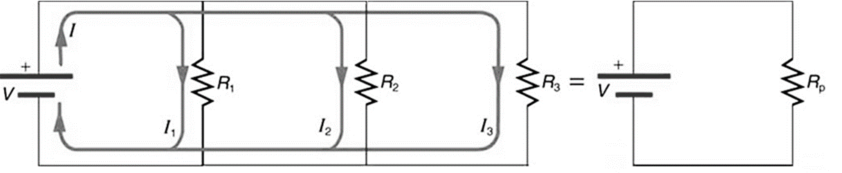 Parallel resistors
